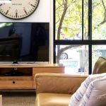 1a-Wide-screen-Smart-TV-and-garden-outlook-to-peaceful-court